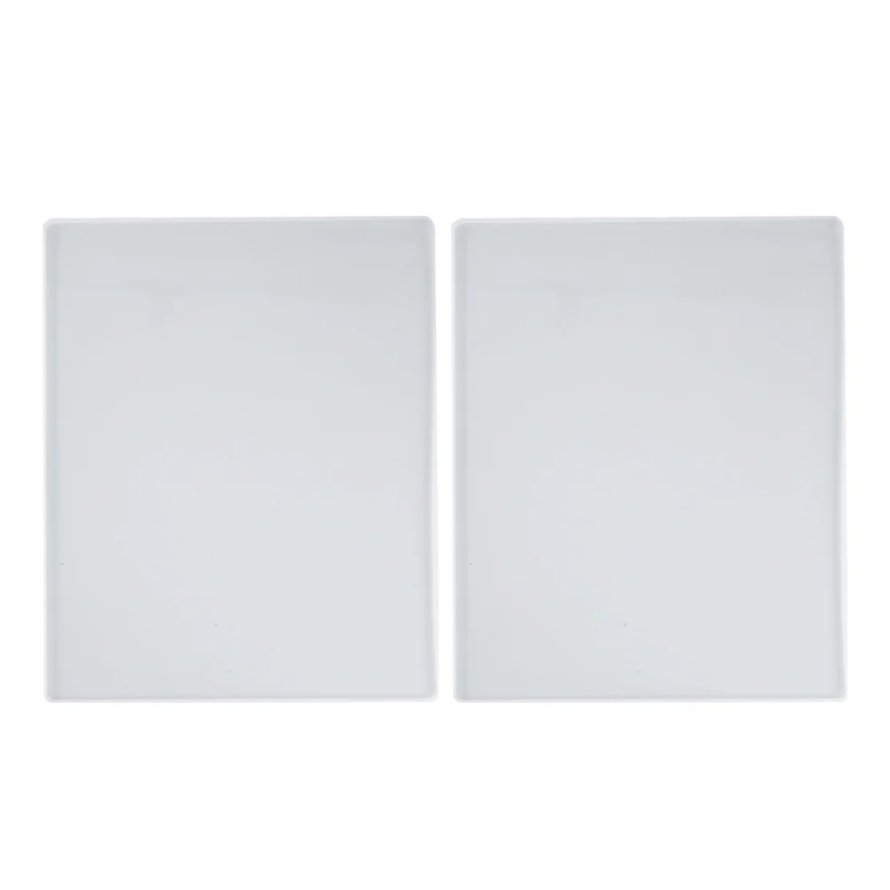 2 Pcs Mold Decorative Placemat Silicone for Resin Crafts Reusable Writing Board Table Pad