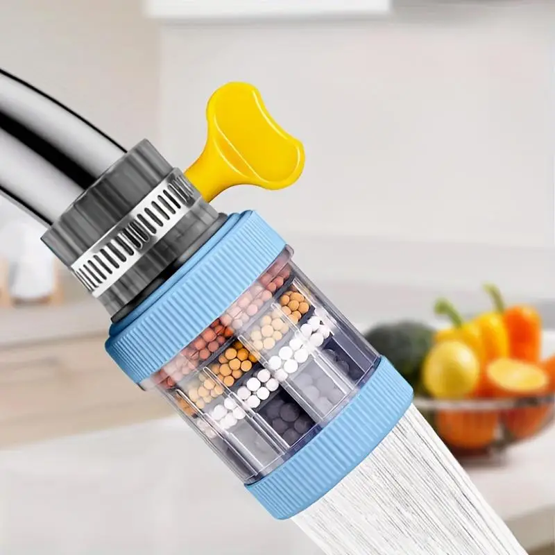 Musurjoy Kitchen Faucet Water Filter - Removes Chlorine, Fluoride & Heavy Metals, Ideal for Home Kitchen & Bathroom Use, Perfect