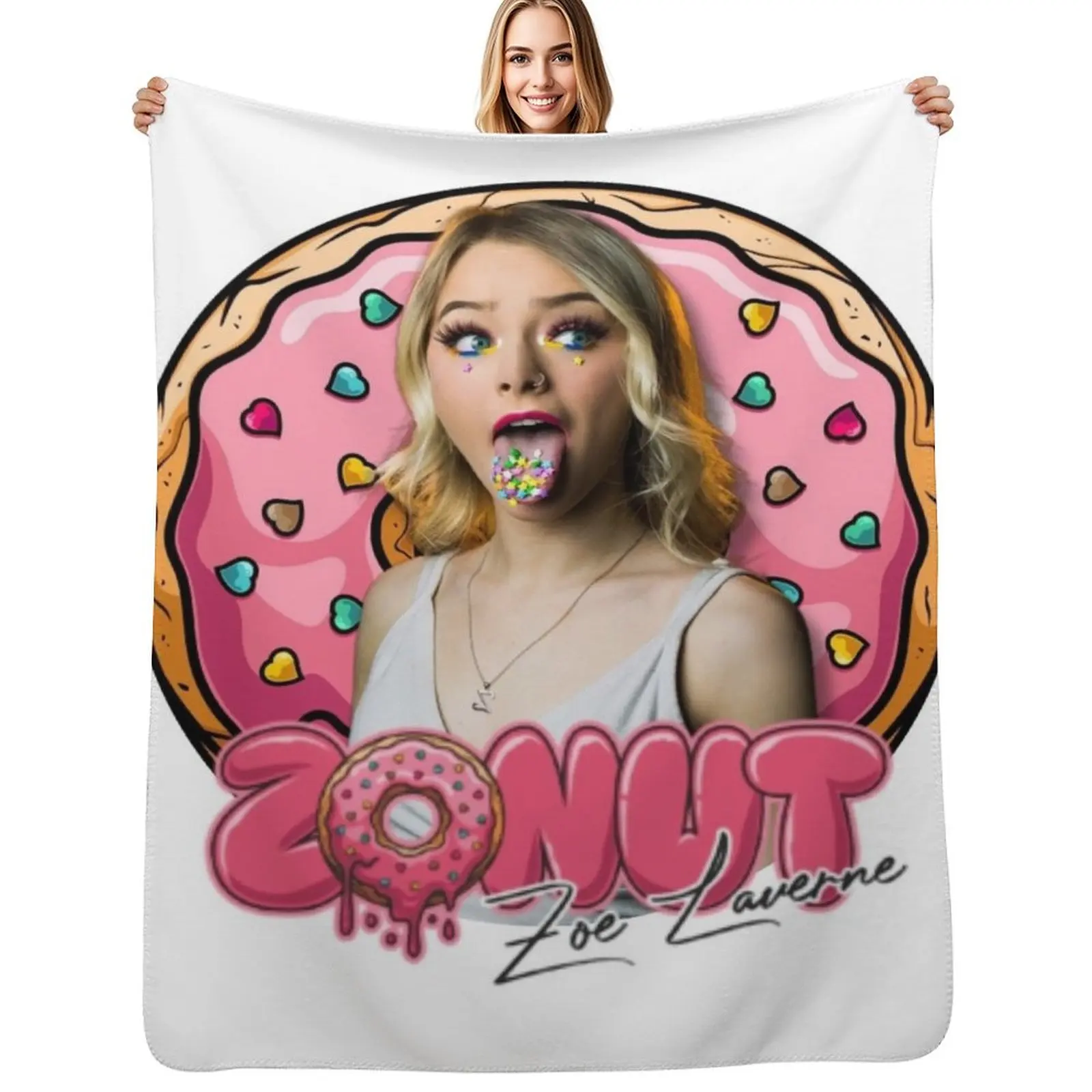 

Deliciuos Donut 2020 Throw Blanket Hairy Baby heavy to sleep Blankets