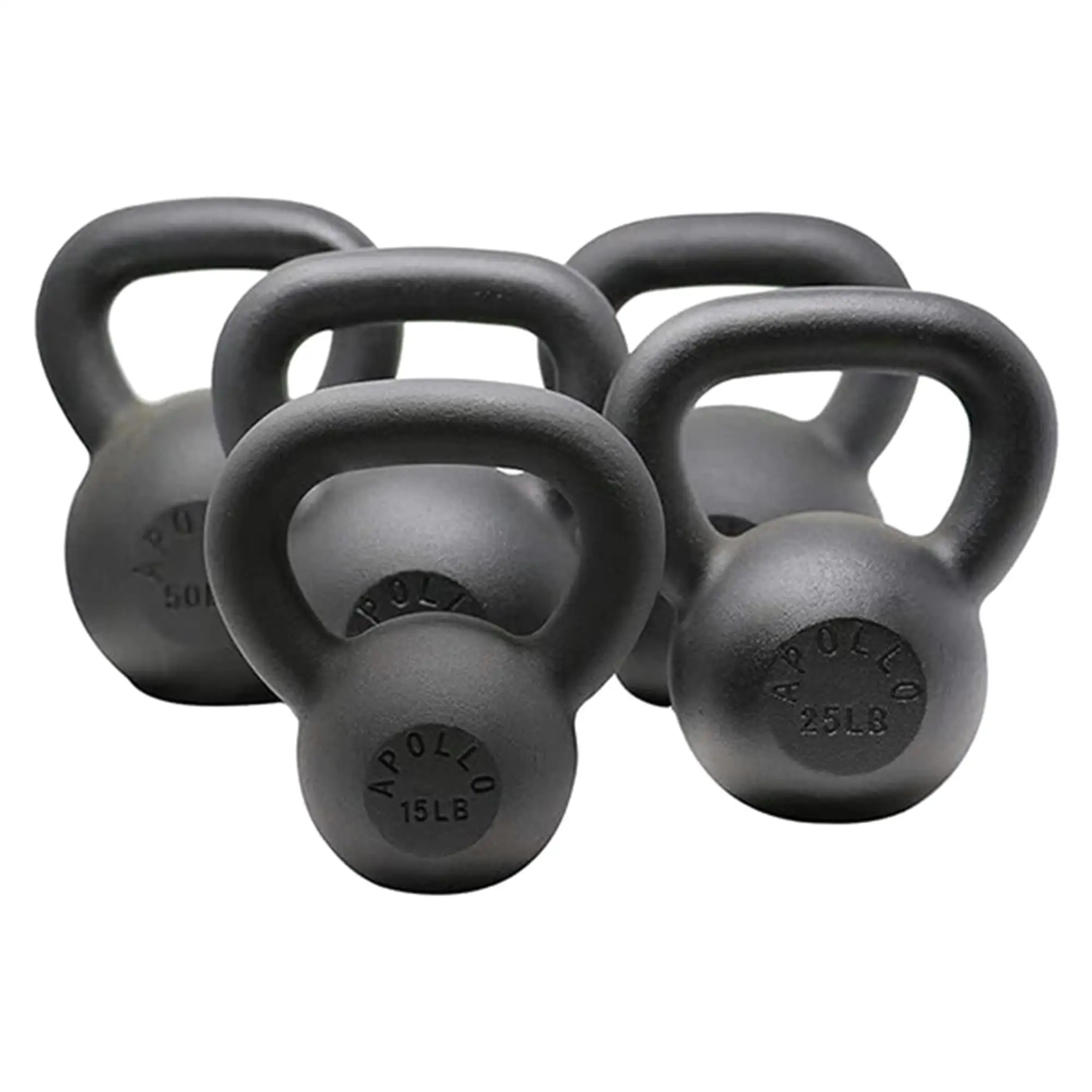 15LB Solid Cast Iron Kettlebell - Perfect for strength Training & Muscle Building Workouts