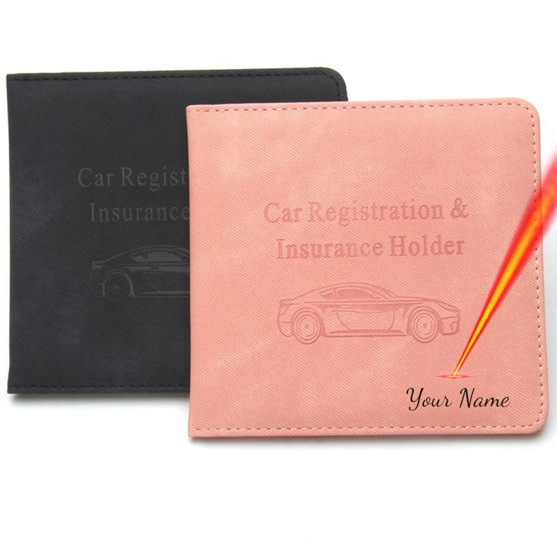 Fashion Driver License Wallet Men Car Registration&insurance Holder Credit Card Holder