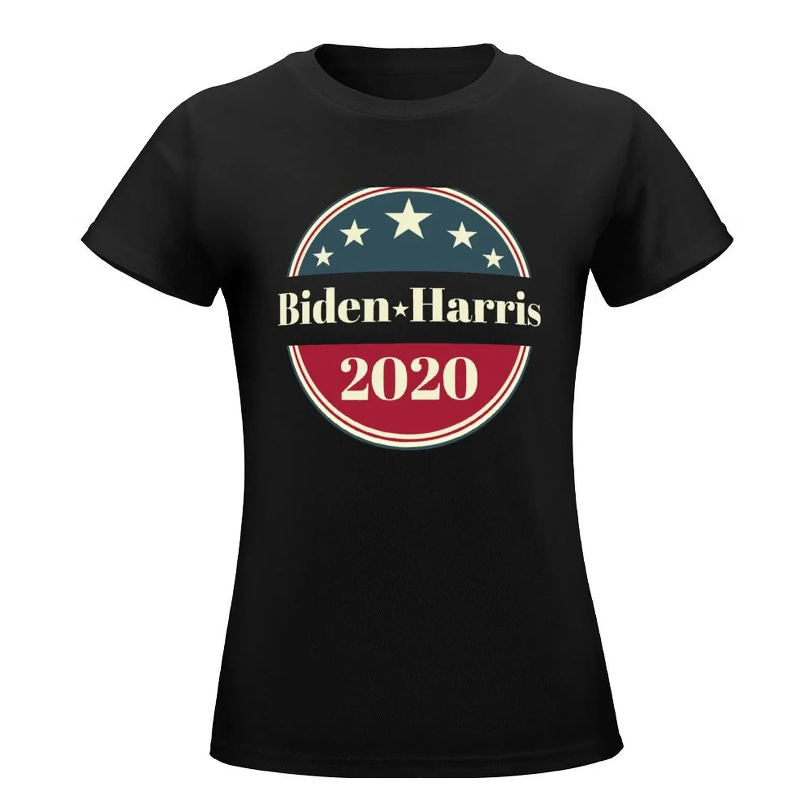 inauguration Biden Harris 2020 Circle Retro Campaign T-Shirt Short sleeve tee Blouse hippie clothes T-shirt Women