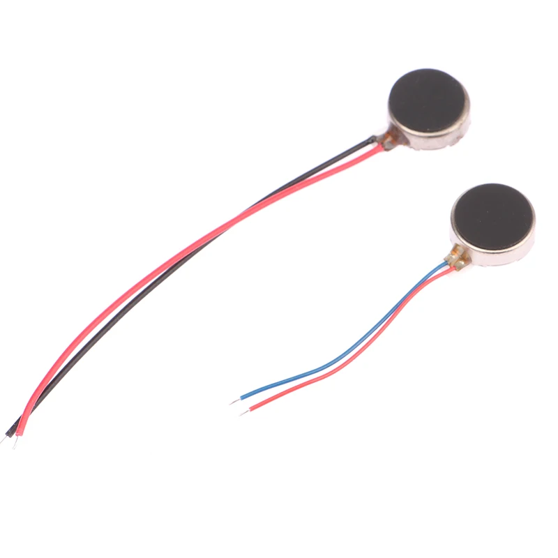 Motor de vibración Micro DC, 5 piezas, 1034, botón de vibración plano, para teléfono móvil, reloj, tableta, masajeador