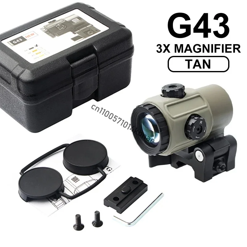 HWS EXPS3 Holografische Red Dot Sight 558 + G43/G33/G45 3X/5X STS Vergrootglas Hybrid Sight Combo richtkijker voor 20mm Rail