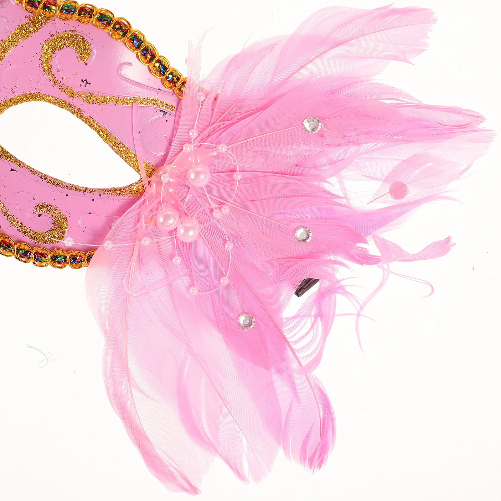 

Creative Design Masquerade Mask Party Costume Prop Half Face Colorful