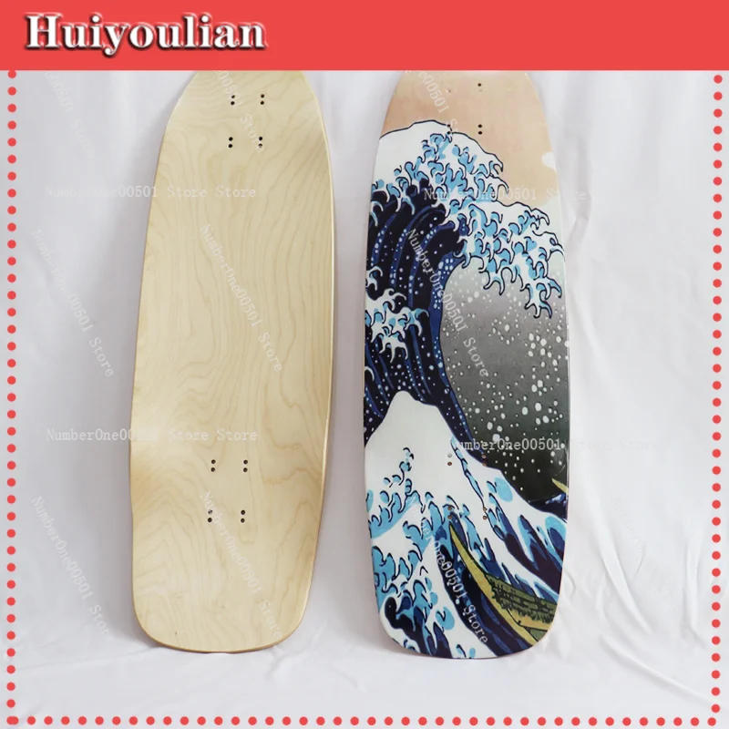 

Land Surfing Skateboard 32inch 7-layer Full Maple Double Warping Board Surface -011