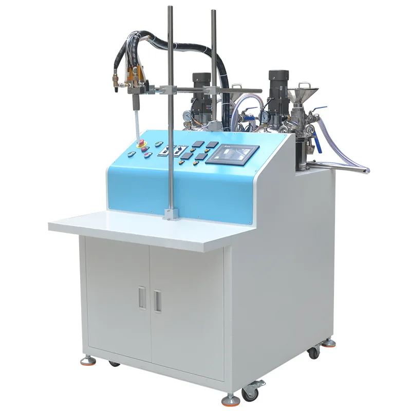 Liquid silicone glue filling machine, two-component crystal rod bonding glue adjusting machine