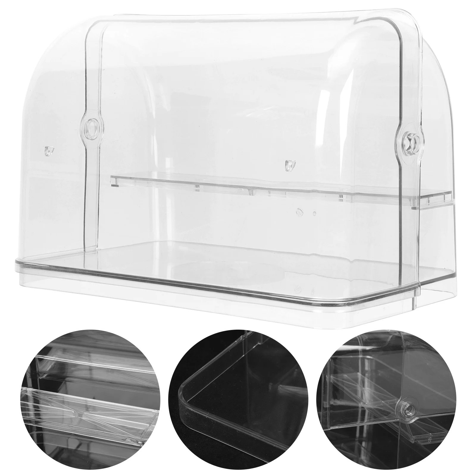 

Transparent Display Case For Figurines Models Collection Box Clear Showcase Holder Dust Proof Organizer Box For Small Space