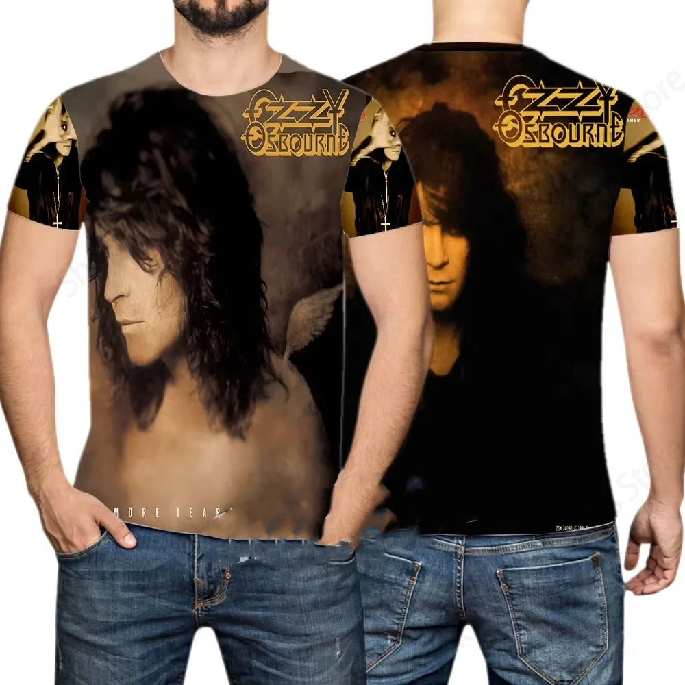 Rock Band OZZY OSBOURNE 3d Print Tshirt Men Women Fashion T-shirt Hip Hop Tops Tees Kids T shirt Heavy Metal Top SUMMER