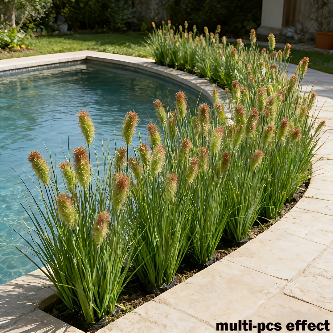 8개 인조 식물 개꼬리풀 가짜 초원 모조 갈대 양파풀  - Pampas Grass Decor 리뷰 및 가격