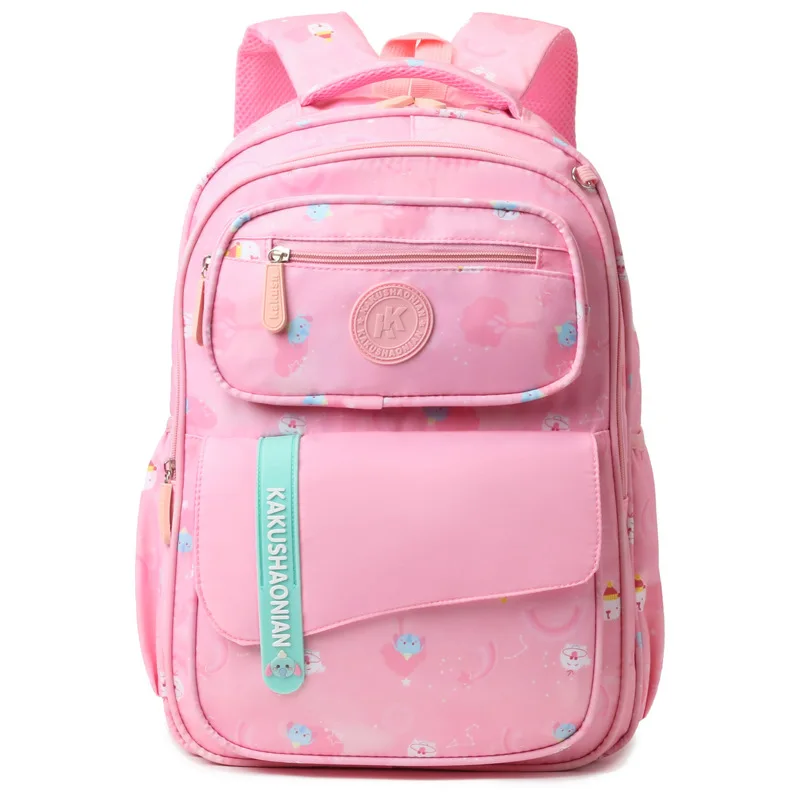 Elementary School Schoolbag 1-4th Grade Girls School Bags Children's Backpacks Cartoon Waterproof Lightweight Kids Backpack