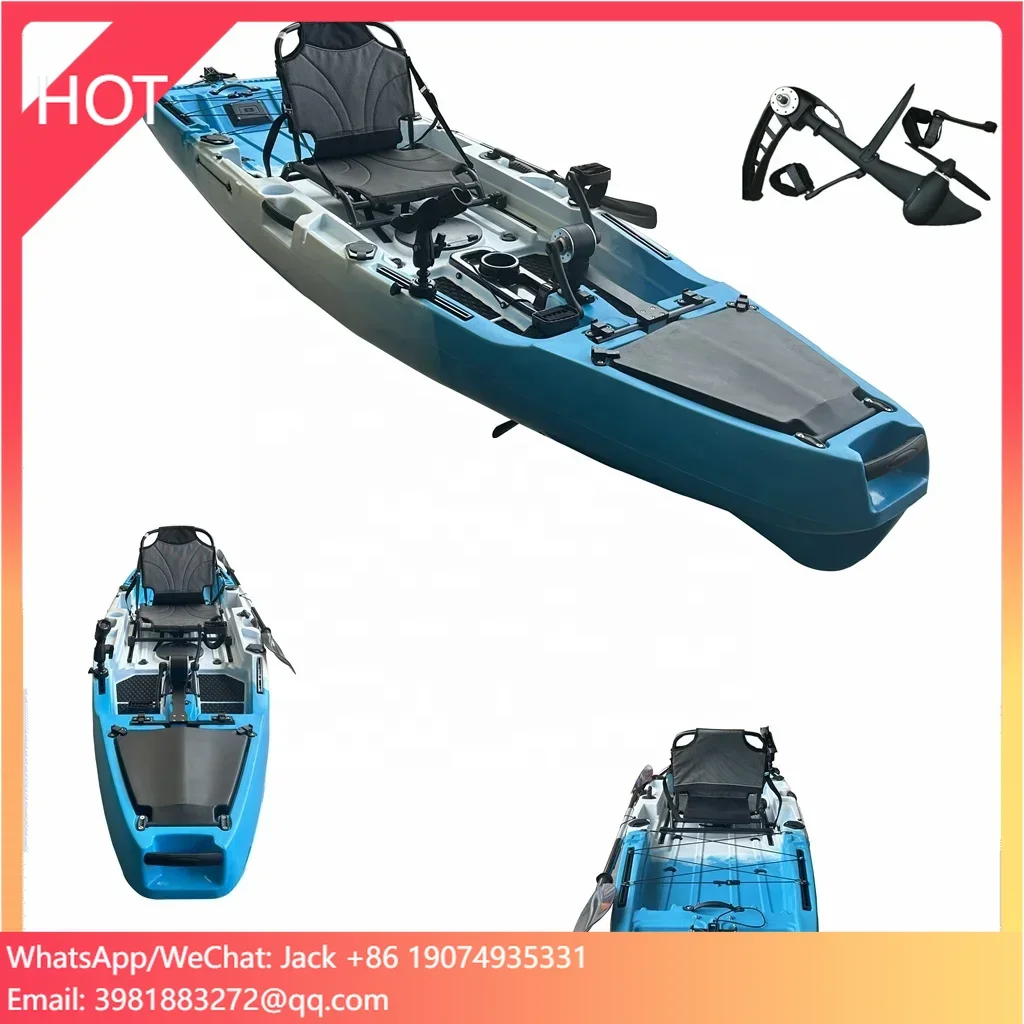 

Hot Sale 10.5ft Sit On Top Fishing Pedal Kayak Popular Nice Price High Quality With Frame Seat Made In China