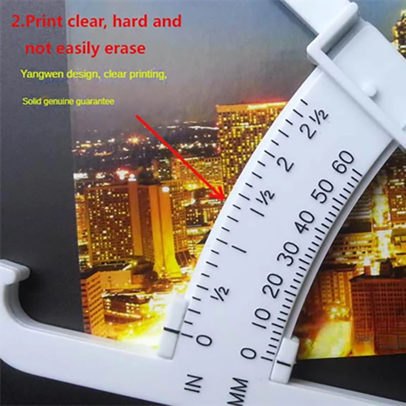 Body Fat Clamp With Slider Caliper Sebum Meter Skin Fold Caliper Personal Body Fat Loss Tester Calculator Caliper Fitness Clip