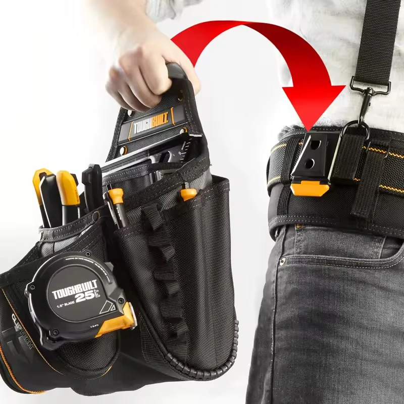 TOUGHBUILT TB-CT-150 3 قطعة ClipTech محاور لحزام ClipTech حقيبة حمل اليد دائم مشبك المدمجة أداة السلطة الملحقات #6