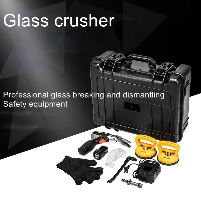 Car Glass Breaker Electric Portable Safety Glass Cutter Spark-Free Firefighting Rescue Tool