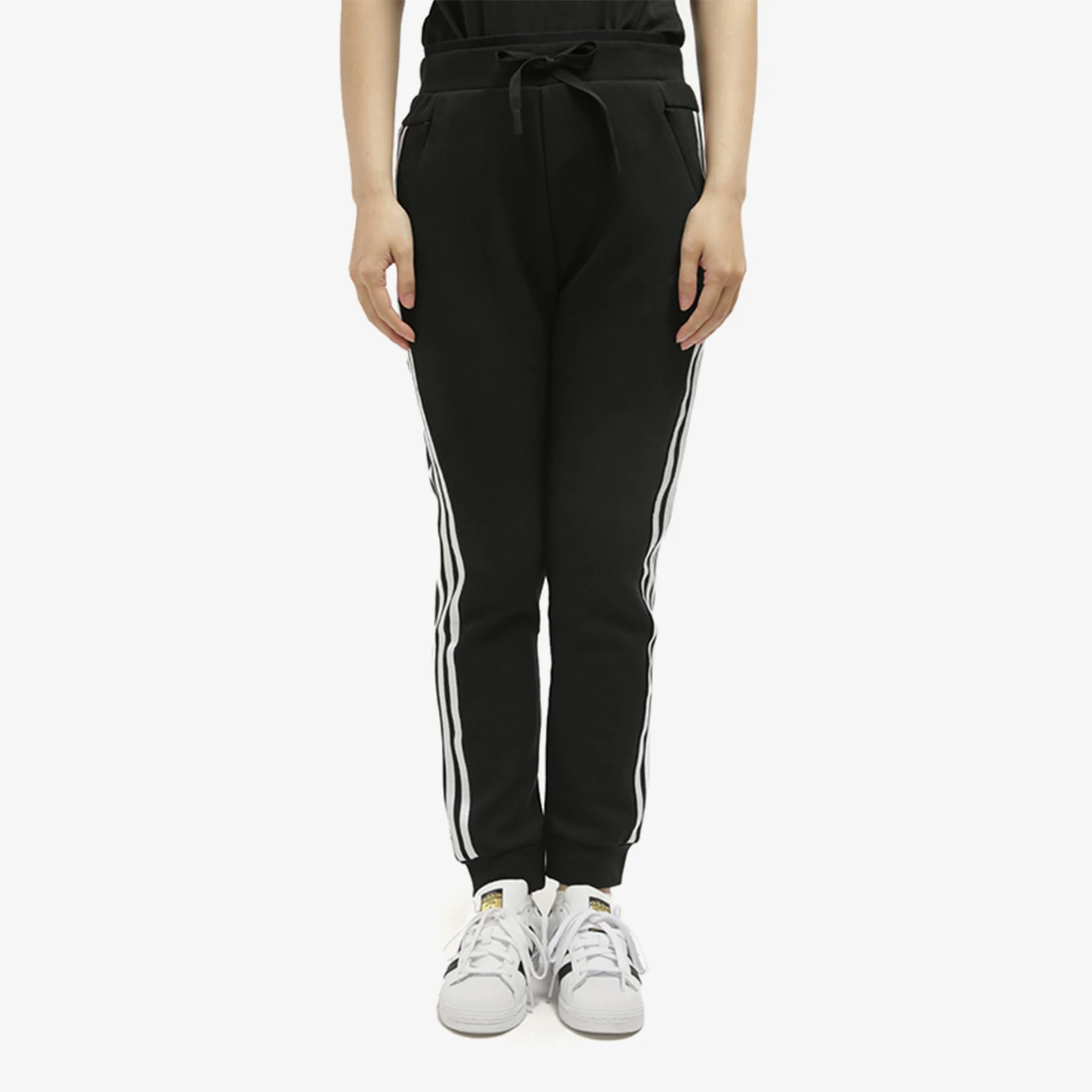 

Adidas official genuine women's tapered knit training sporty pants GF0168 GF0169