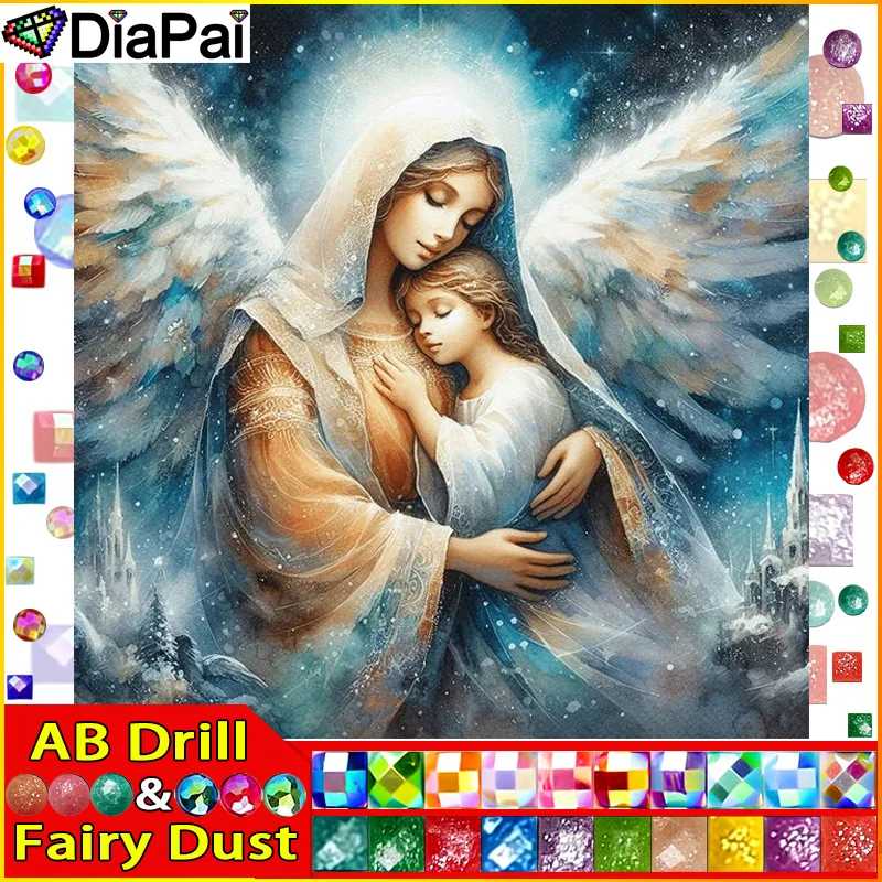 

DIAPAI Fairy Dust AB квадратная/круглая дрель 5D DIY алмазная живопись "Religion Woman" вышивка крестиком полный декор со стразами