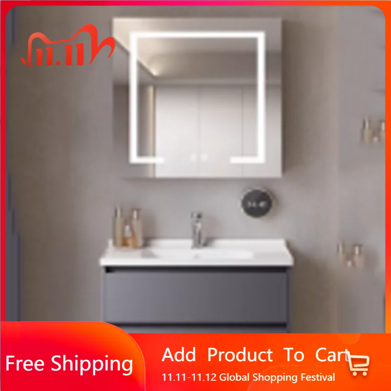 

Дизайнерское освещение Шкаф для ванной комнаты Роскошный туалет Шкаф для ванной комнаты Туалетная комната Современная уникальная мебель Mobiletto