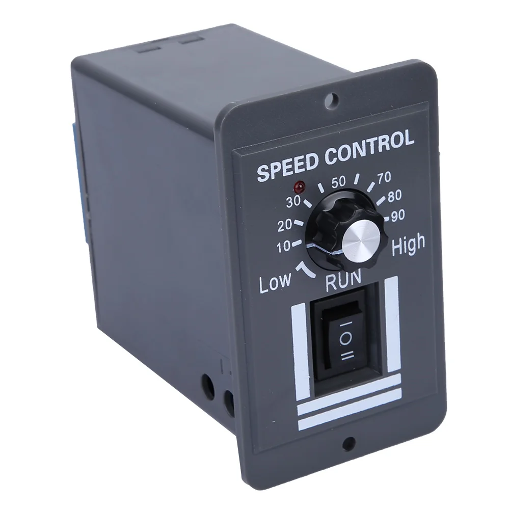 Motor Governor Motor Speed Regulator Speed Controller DC 12-60V 40A PWM Brush Motor Speed Controller CW CCW Reversible Switch