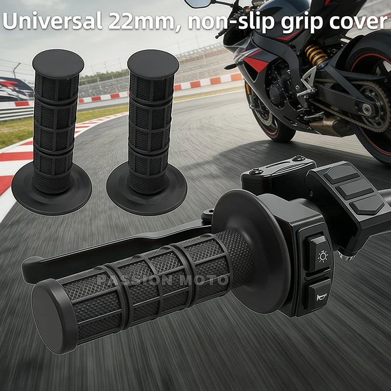 Motorrad 7/8" 22mm Lenkergriffe Universelle Lenker-Gummigriffe Gel-Handgriffe Bremse Motocross Dirt Pit Bike