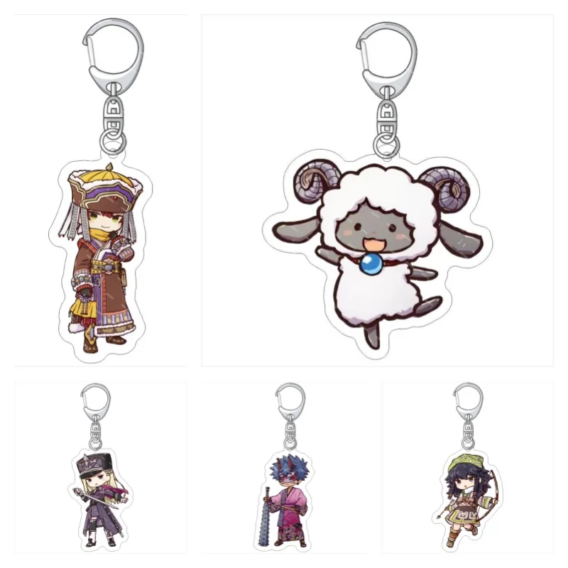 Game Rune Factory: Guardians of Azuma Acrylic Fun Keychain Game Related Products Key Chain Friends Accessories Souvenir 6cm