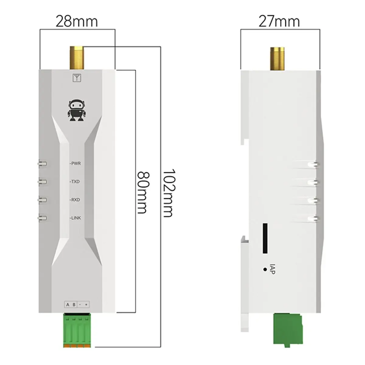 LORAWAN Node Mni Digital Radio EWD95M LN RS485 22dbm Long Distance Low Power LoRa Spread Spectrum 850-930MHz