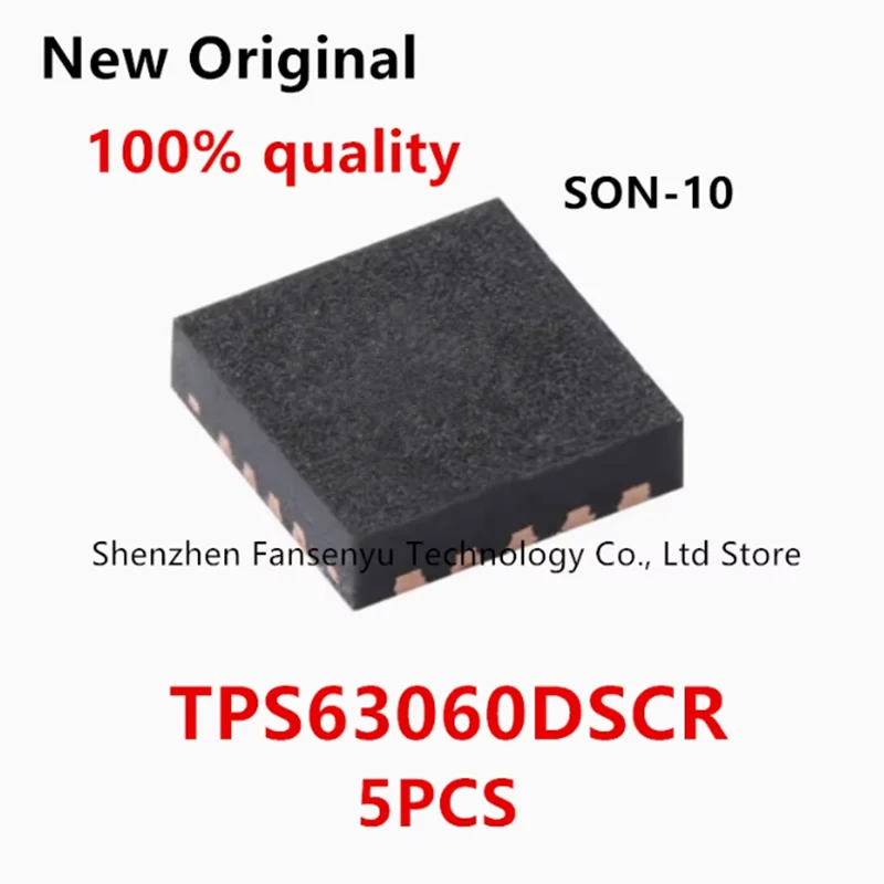 

(5piece) 100% New TPS63060 TPS63060DSCR QUJ QFN-10 Chipset