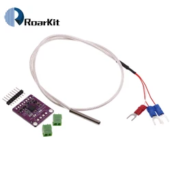 MAX31865 PT100 to PT1000 RTD-to-Digital Converter Board Temperature Thermocouple Sensor Amplifier Module 3.3V/5V For Arduino