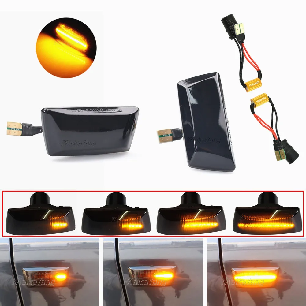 Led Dynamic Turn Signal Light Side Marker Sequential Blinker for Chevrolet Cruze J300 2009-2015 Aveo T300 2012-2018 Orlando J309