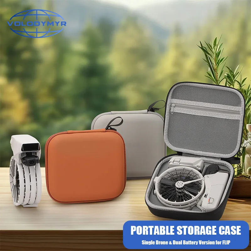 

VOLODYMYR Body Storage Case for DJI Flip Anti-Scrach Dustproof Protective Case Outddors Portable Bag Handbag Drone Accessory