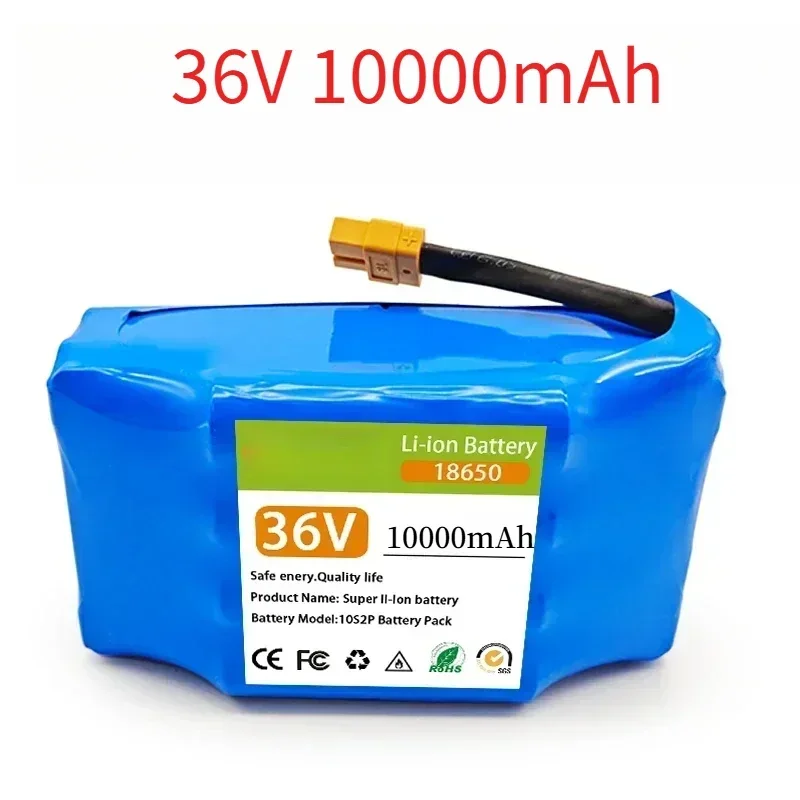 Originele 36V 4400mAh 10s2P-batterij is de lithium-ionbatterij van de zelfbalancerende ophangplaat eenwieler.