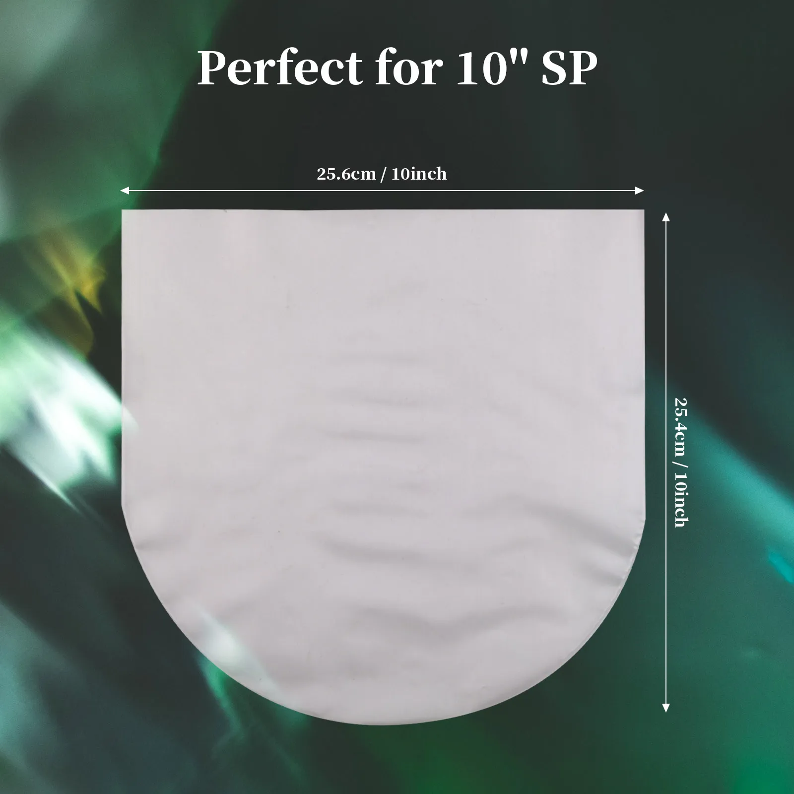 25/50 قطعة واضح 10 بوصة الأكمام الداخلية مكافحة ساكنة 3 ميل البلاستيك مسجل فينيل الأكمام الداخلية أكياس واقية ل 10 ''فيني سجل SP