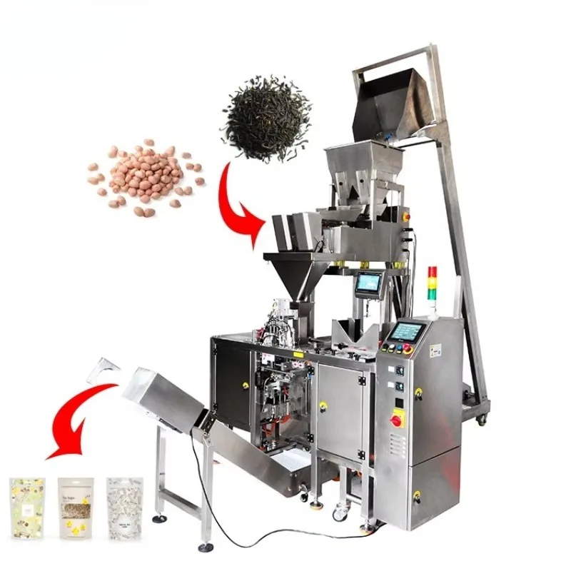 2 3 4 6 Head Linear Weigher Tea Peanut Weighing Doypay Packing Machine