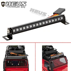 Meus Racing 16LED 63MM Metal Roof Light Bar for TRX-4M TRX4M Land Rover 1/18 RC Crawler Car