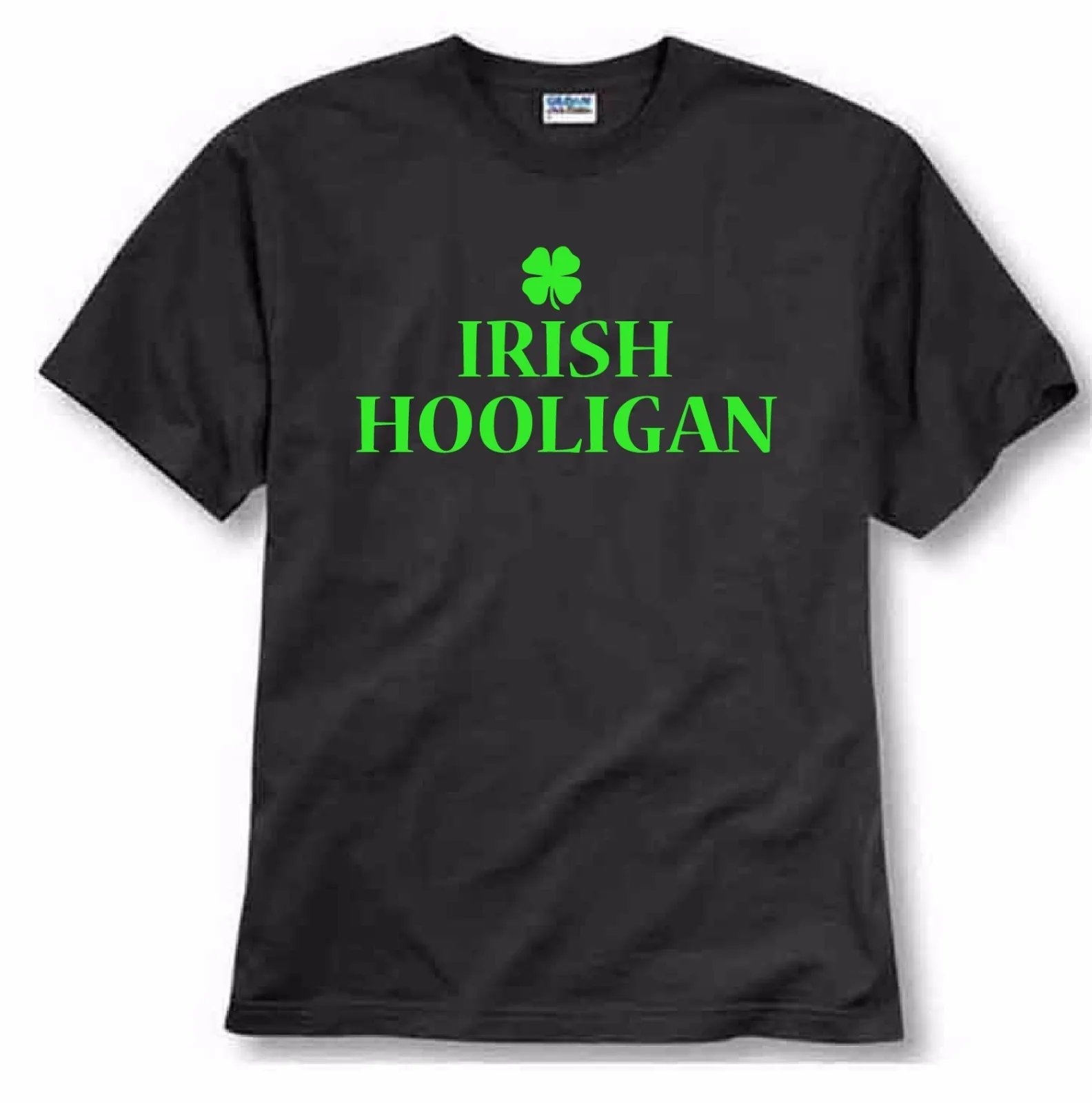 Irish Hooligan T-shirt Ireland St. Pattys shamrock 4 leaf clover drinking