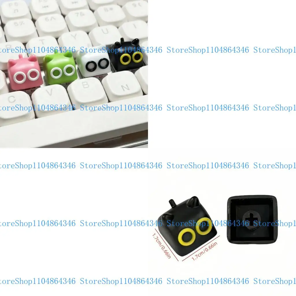 

5asd Kitten Keycap Durability Resin Keycaps Mechanical Keyboards Customization