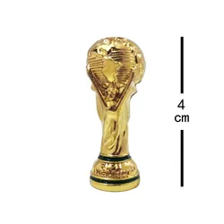 Football Trophy Ornament Fan Metal Solid Keychain Doll Doll Accessories Tabletop Ornaments Pendant Gifts