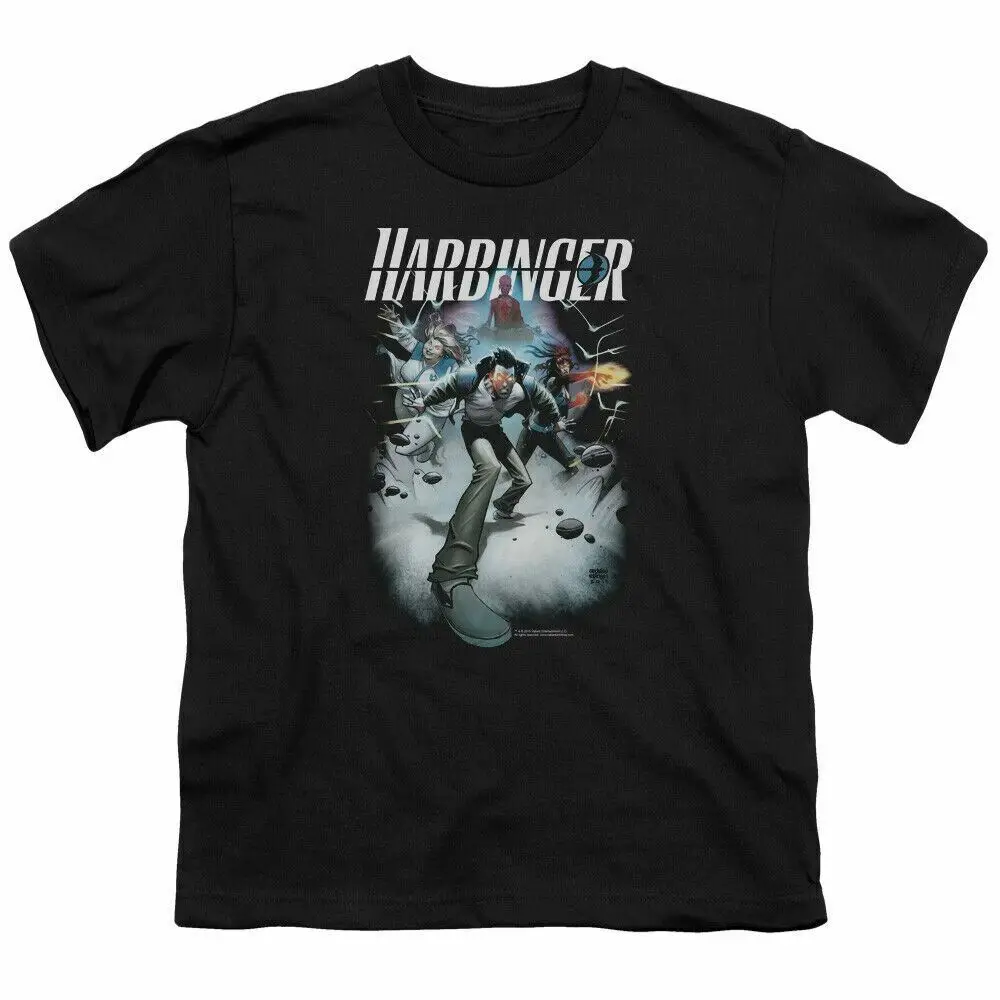 Harbinger 12 Kids Youth T Shirt Licensed Valiant Comics Tee Black