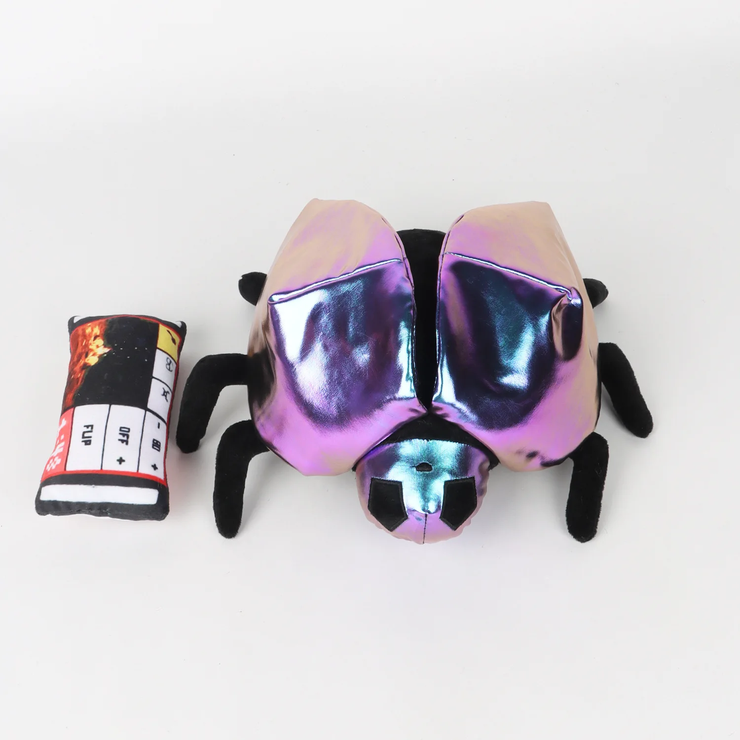 20cm nuevo Doug el insecto de peluche de dibujos animados escarabajo Plushie lindo Anime muñeco de peluche suave niños acompañan juguete decoración de la habitación regalo de coleccionista