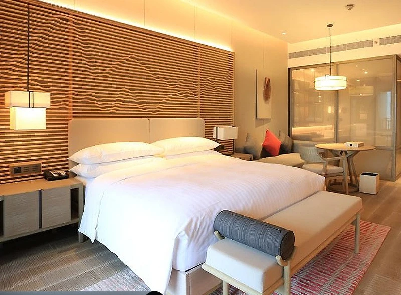 

New Chinese style, hotel, suite furniture hotel solid wood large