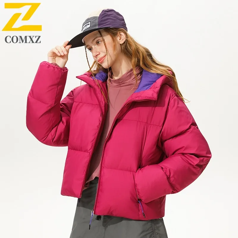 سترة COMXZ الخارجية المملوءة بغطاء للرأس للرجال عالية الجودة للمغامرة سترة سميكة ودافئة متعددة الوظائف معاطف شتوية خفيفة الوزن ومريحة #1