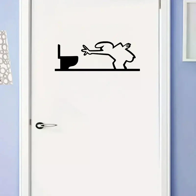 ملصق سيارة فني بسيط من La Linea ممتص للصدمات ونافذة الباب مع تصميم شخصية كرتونية لتزيين المنزل والسيارة