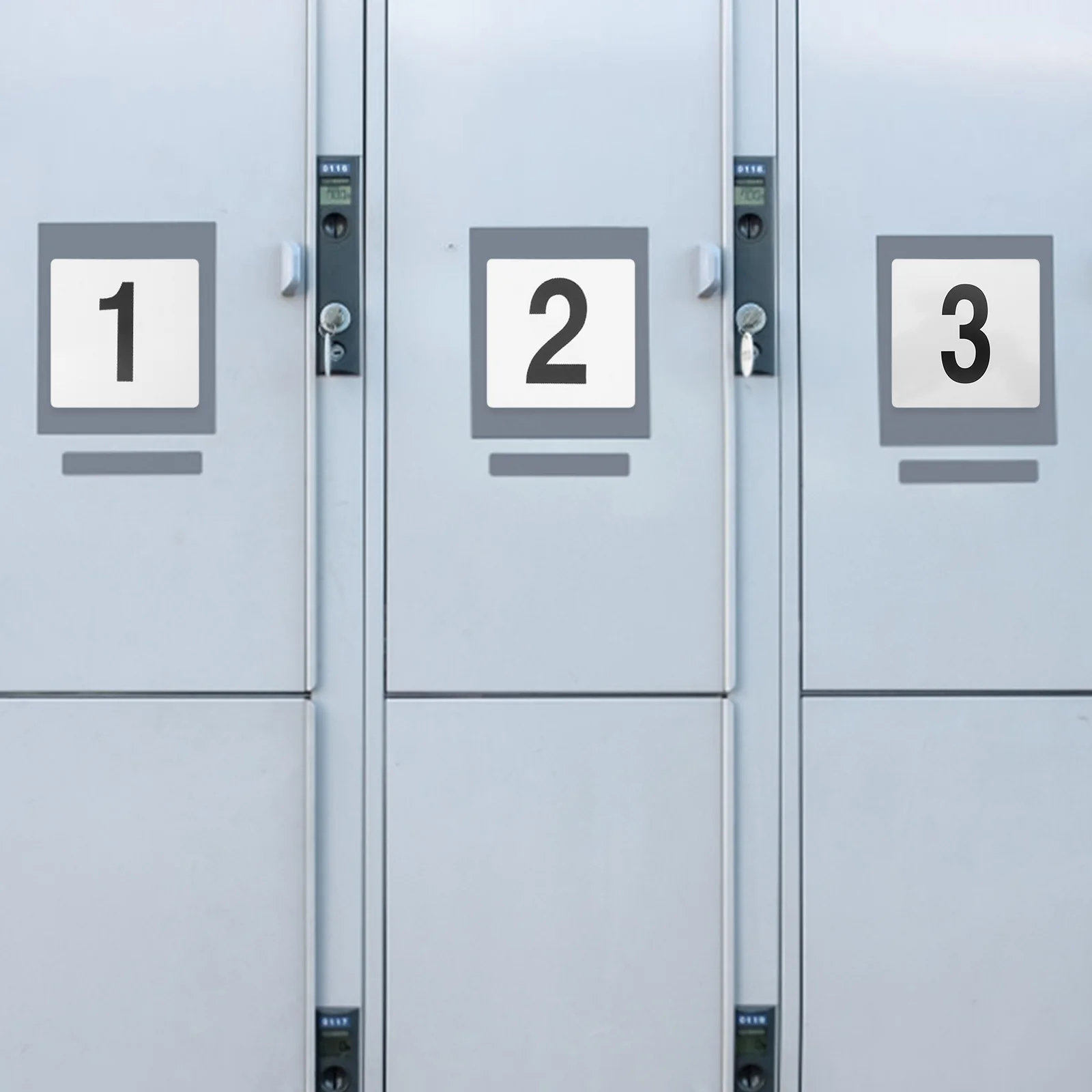 

1Set Safe Thin Lightweight Number Tags 1-50 Double Sided Table Numbers for Restaurant Decorations Reusable Number Cards