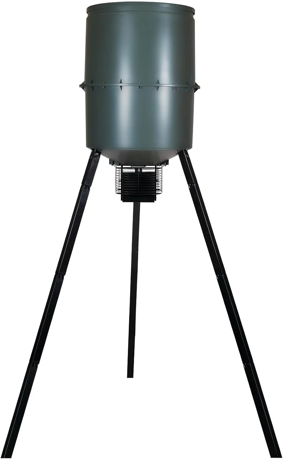 Quick-Set Pro 270lb Game Feeder with Digital Timer Durable Varmint-Proof Tripod Corn/Pellet Deer Hunting Feeder  50-feet Radius