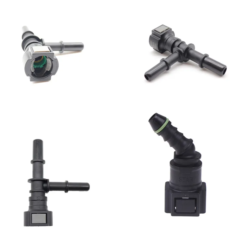 

Tee Connector Automobile Fuel Pipeline Quick Connector Anode And Cathode Fuel Pump Quick Plug Urea Connector