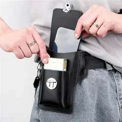 PU Leather Waist Pack Drop Leg Bag For Men Women Belt Hip Bag Multi Motorcycle Bicycle Outdoor Hiking Camping Travel Leisure