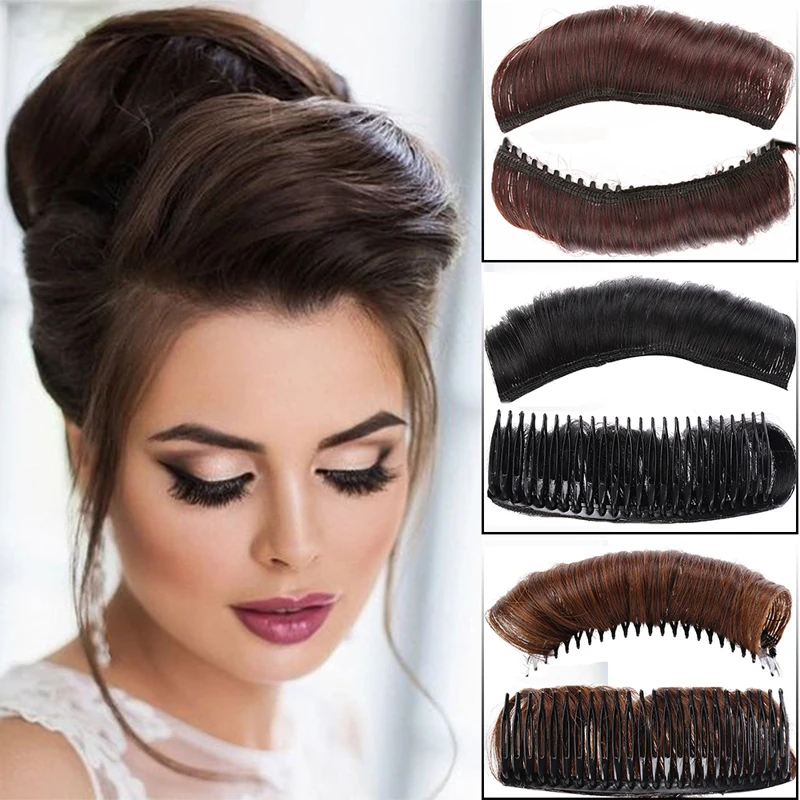 

Voluminous hair pad, wig for women, hair root pad, hair bun insertion comb style, forehead lift hair bun