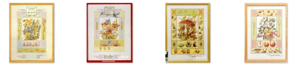 

Cross Stitch Kits Stich Cross-stitch Diy Cross Stitch Set Embroidery Complete Kit Lanarte 34279 Four Seasons Spring 30-37