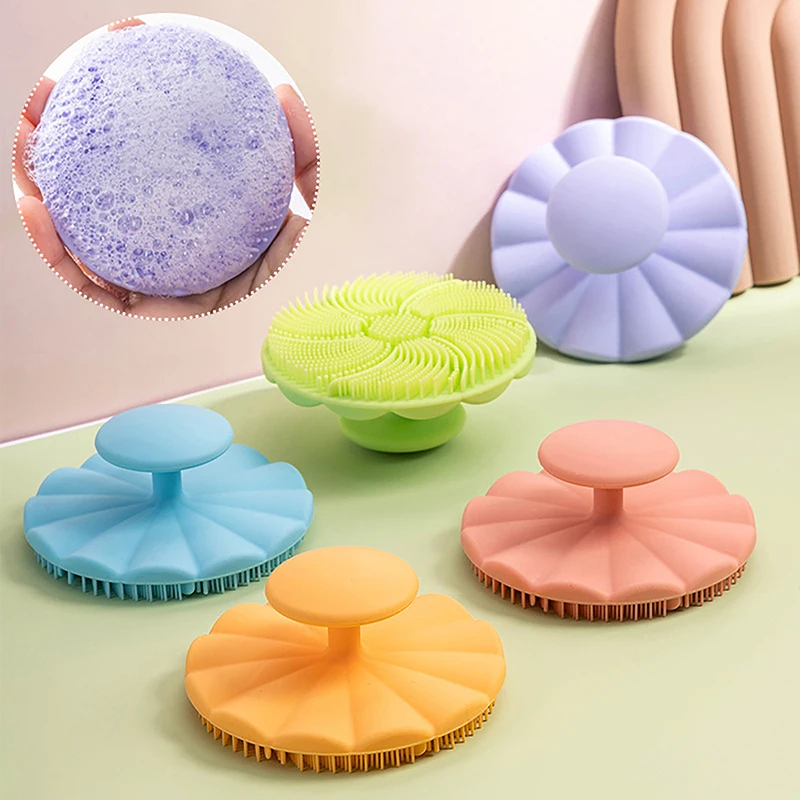 Brosse nettoyante pour le visage en silicone souple, soins de la peau des pores en profondeur, outil de gIslande, massage de rasage, expectorateur facial