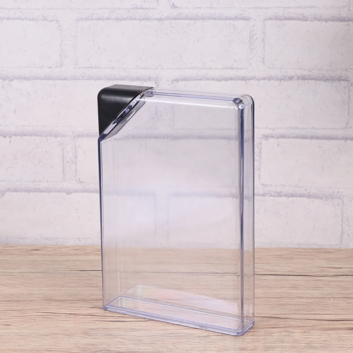 

450ML Plastic Cup Water Bottle Flat Simple Creative Portable Hydration Solution Stylish Design Kitchen Bar